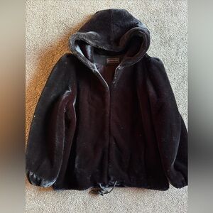 Elegant Black Teddy Jacket for Women